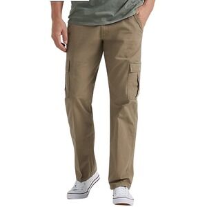 Wrangler Men's Ripstop Cargo Pants Relaxed Fit Outdoor Casual Khaki Size‎ 34x30